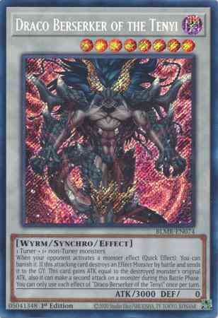 Draco Berserker of the Tenyi - BLMR-EN074 - Secret Rare - 1st Edition