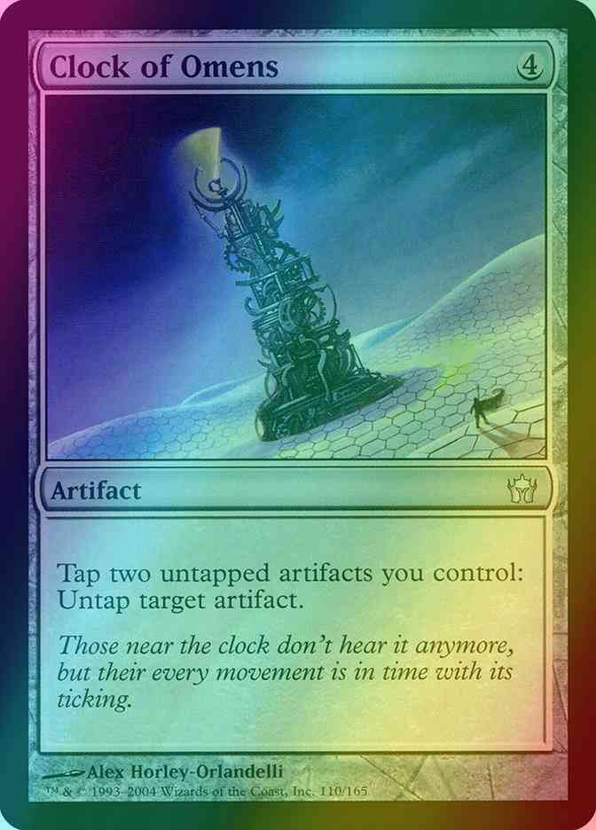 Clock of Omens [110] [Fifth Dawn] [Foil]