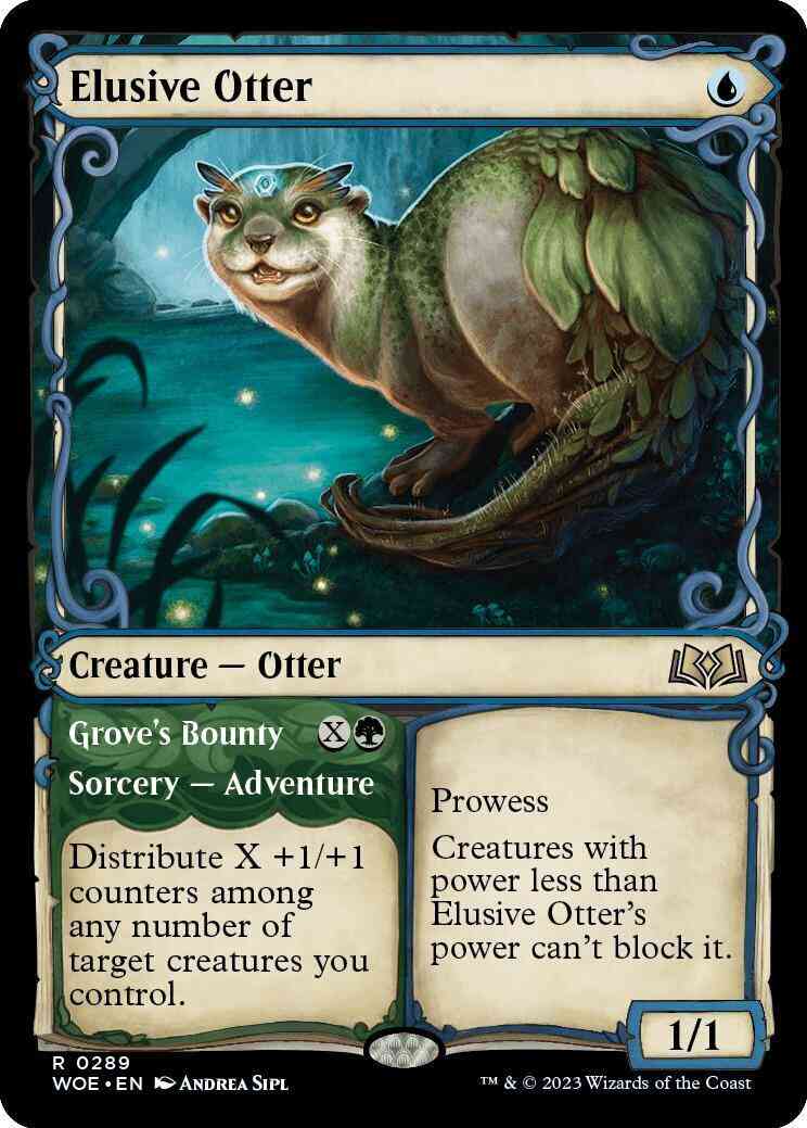 Elusive Otter // Grove's Bounty [289] [Adventure Showcase] [Wilds of Eldraine] [Non-Foil]