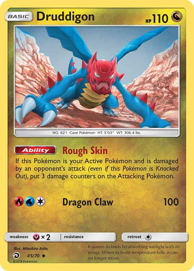 Druddigon - 45/70 - Uncommon [sm75-45] [Reverse Holo]