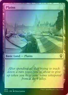 Plains [453] [Commander Legends: Battle for Baldur's Gate] [Foil]