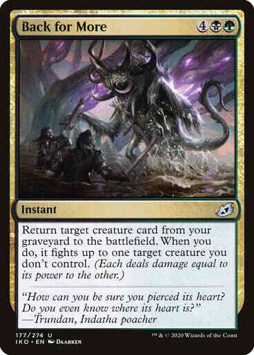 Back for More [177] [Ikoria: Lair of Behemoths] [Non-Foil]