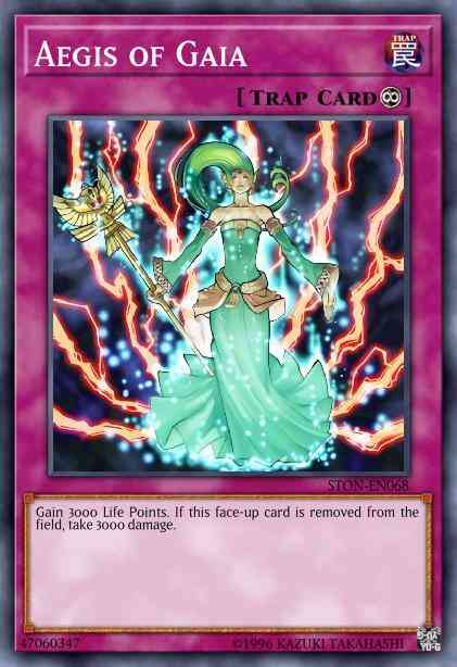 Aegis of Gaia - STON-EN068 - Secret Rare - 1st Edition