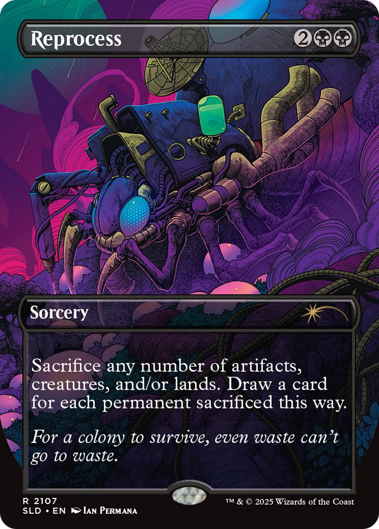 Reprocess [2107] [Borderless] [Alien Auroras] [Secret Lair Drop] [Non-Foil]