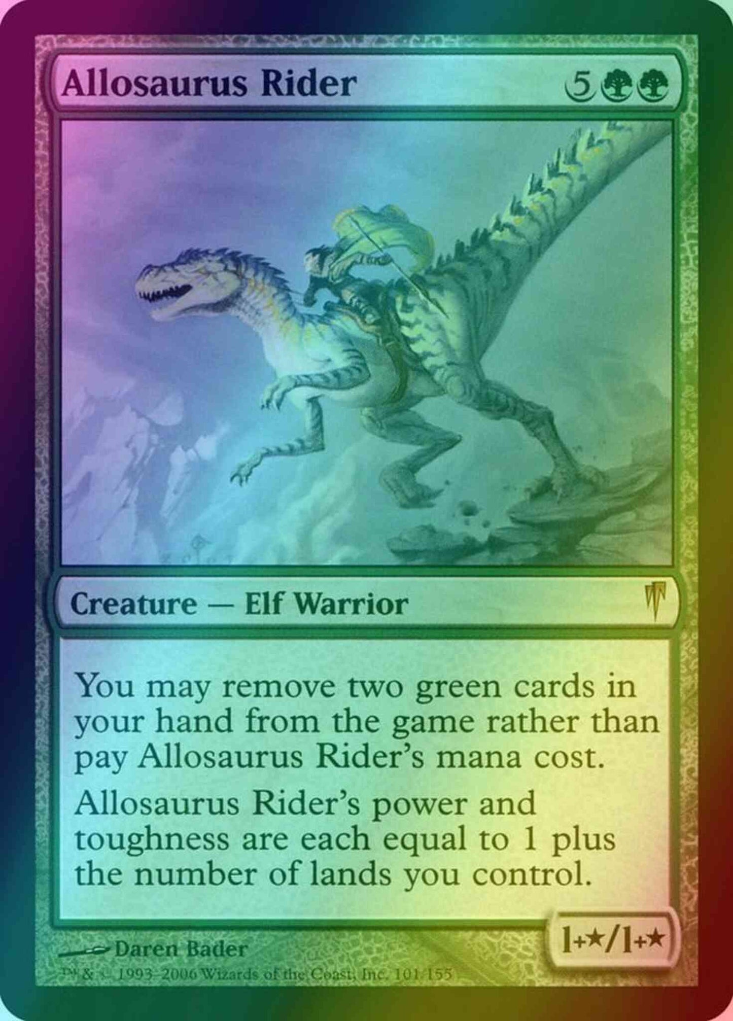 Allosaurus Rider [101] [Coldsnap] [Foil]