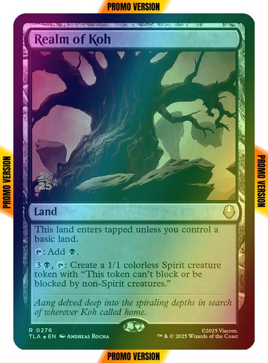 Realm of koh [276s] [Prerelease] [Avatar: The Last Airbender: Promos] [Foil]