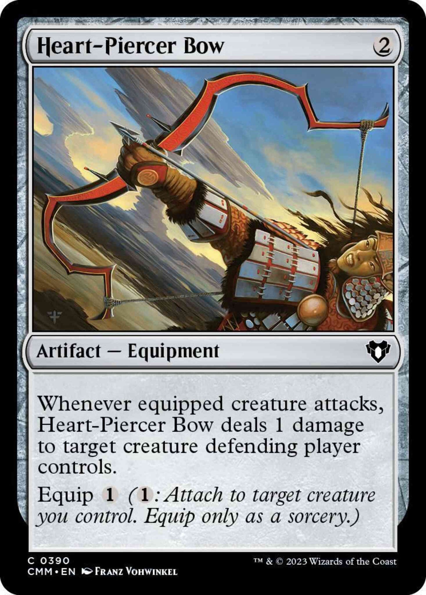 Heart-Piercer Bow [390] [Commander Masters] [Non-Foil]