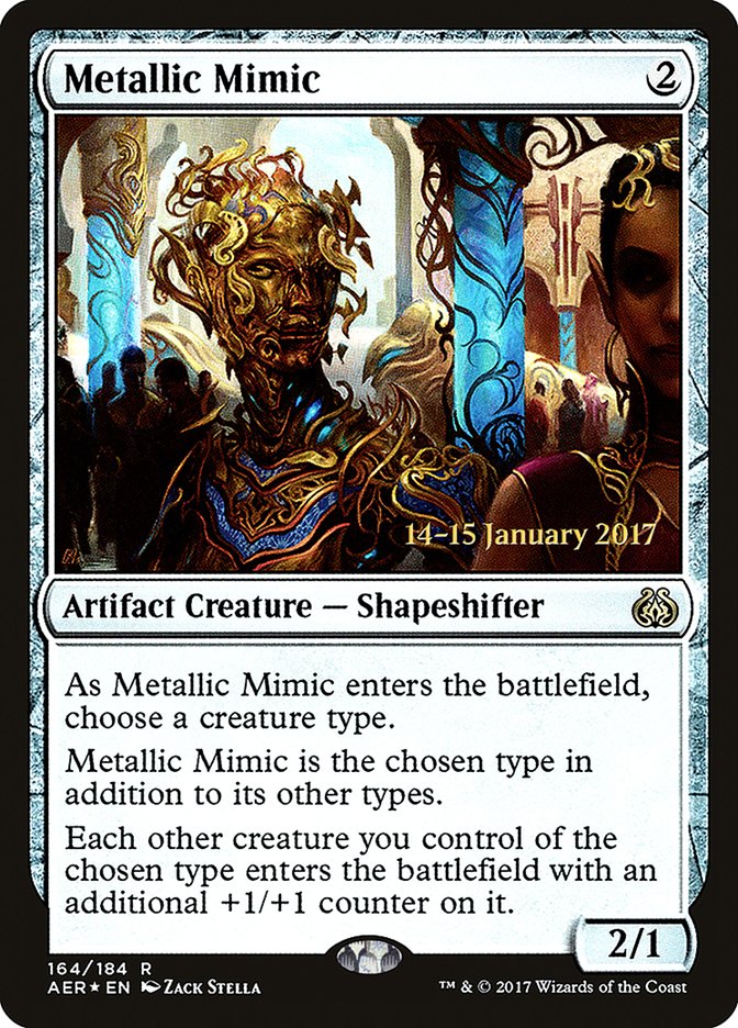 Metallic Mimic [164s] [Aether Revolt Promos] [Foil]