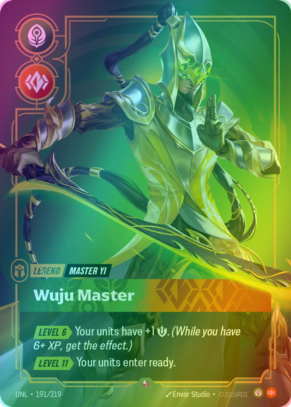 Wuju Master (Master Yi) - 191/219 [Unleashed] [Foil]