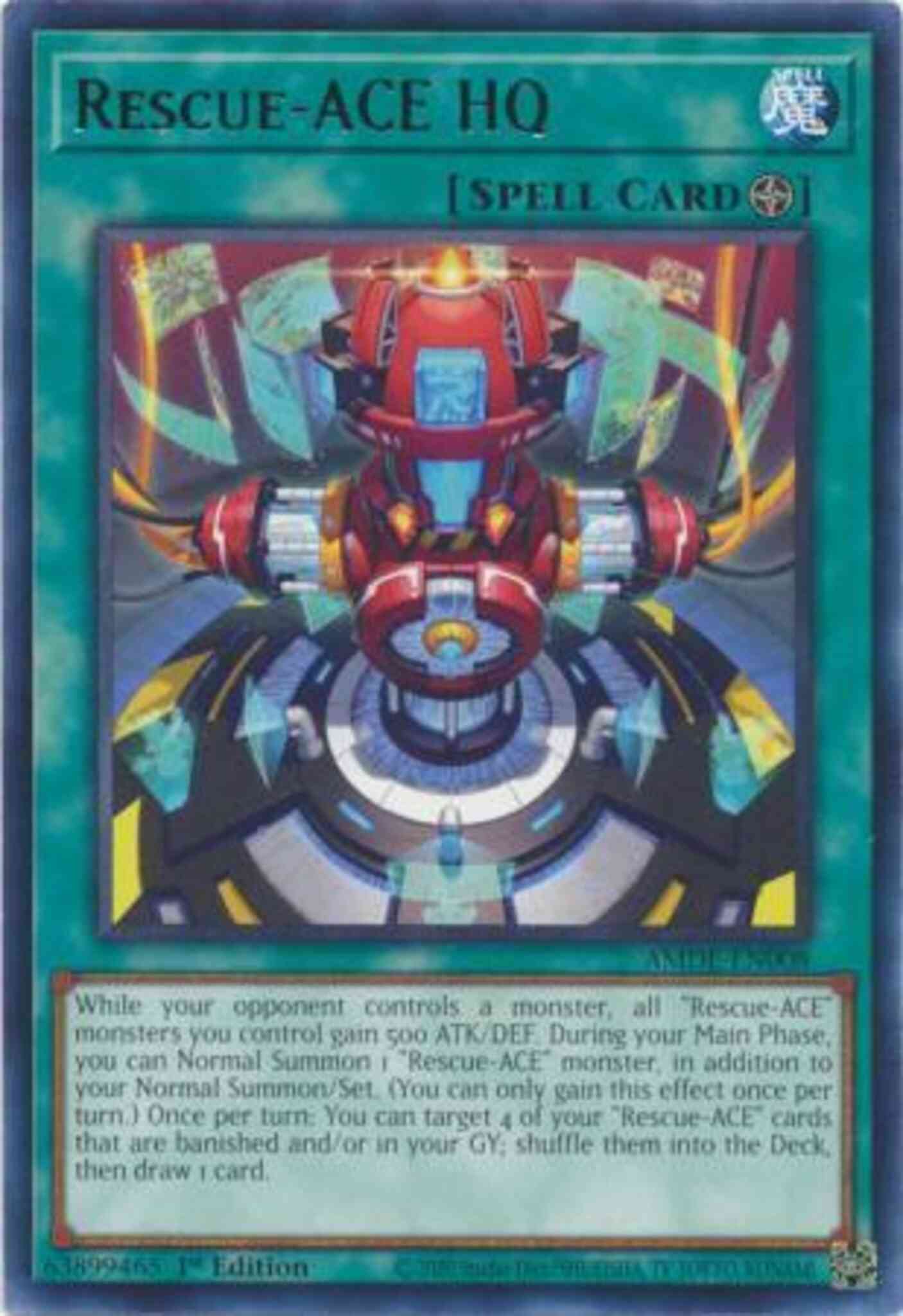 Rescue-ACE HQ - AMDE-EN008 - Rare - 1st Edition