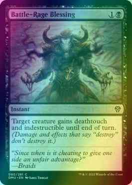 Battle-Rage Blessing [80] [Dominaria United] [Foil]