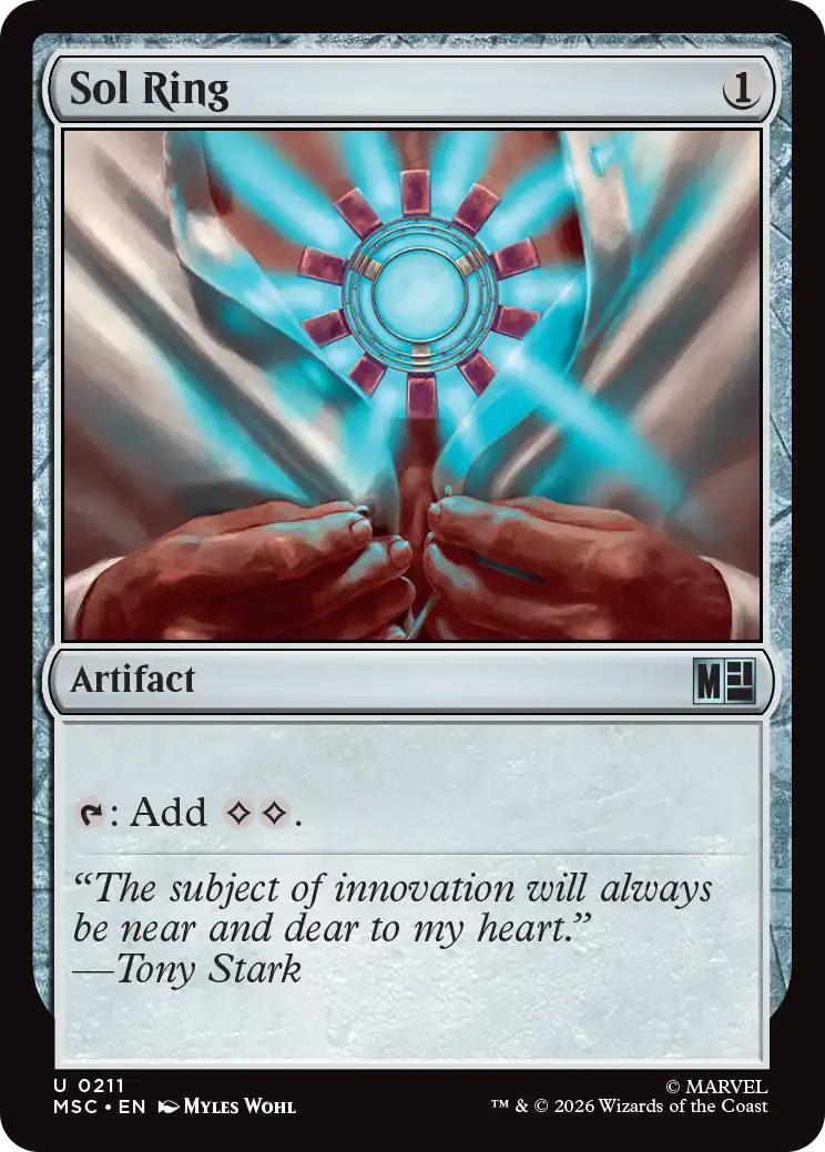 Sol Ring (Avengers) [211] [Marvel Super Heroes: Commander] [Non-Foil]