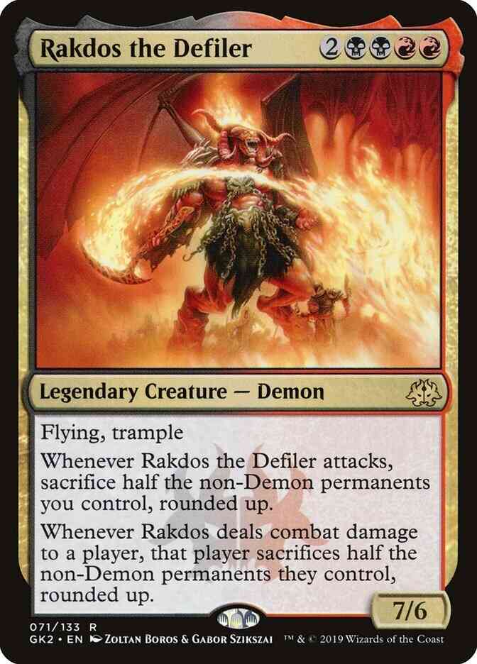 Rakdos the Defiler [71] [RNA Guild Kit] [Non-Foil]