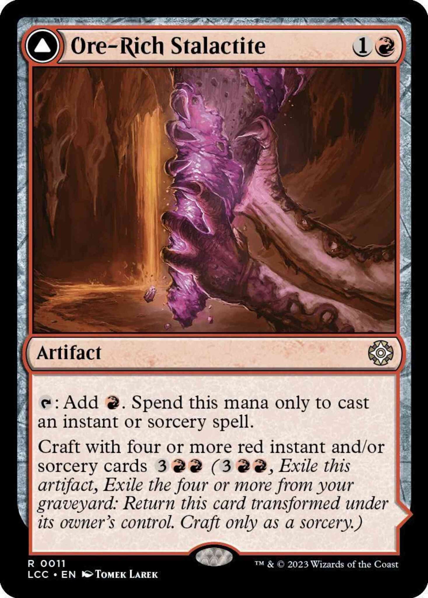Ore-Rich Stalactite // Cosmium Catalyst [11] [The Lost Caverns of Ixalan: Commander] [Non-Foil]