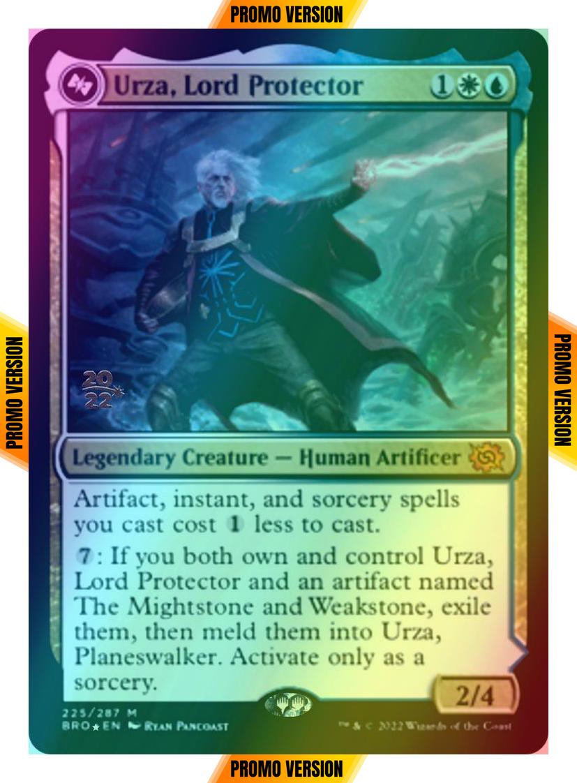 Urza, Lord Protector // Urza, Planeswalker [225s] [Prerelease] [The Brothers' War: Promos] [Foil]
