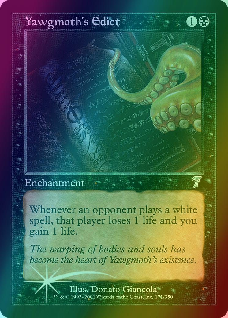 Yawgmoth's Edict [171x] [Seventh Edition] [Foil]