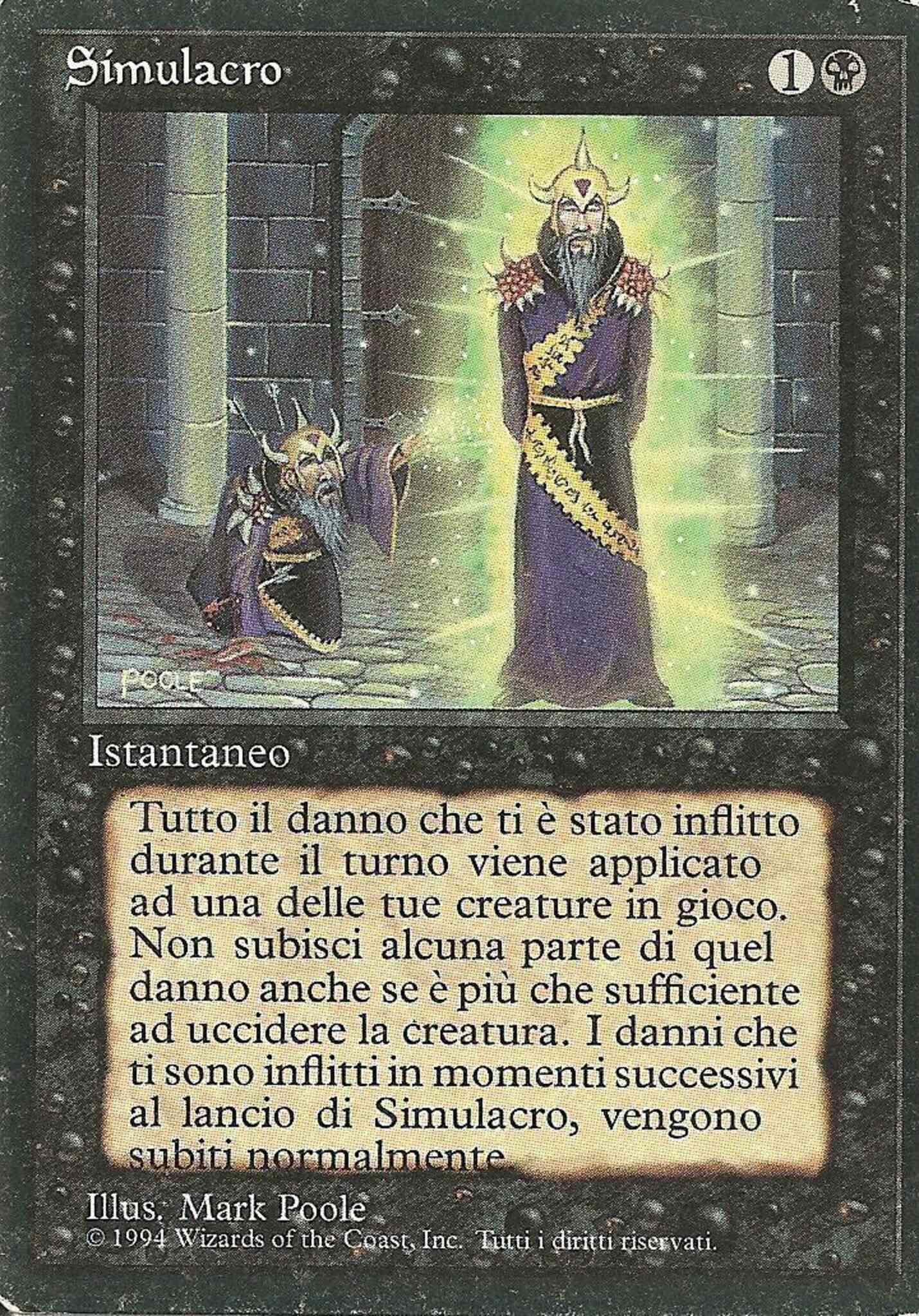 Simulacrum - Italian [130] [Foreign Black Border: Italian] [Non-Foil]