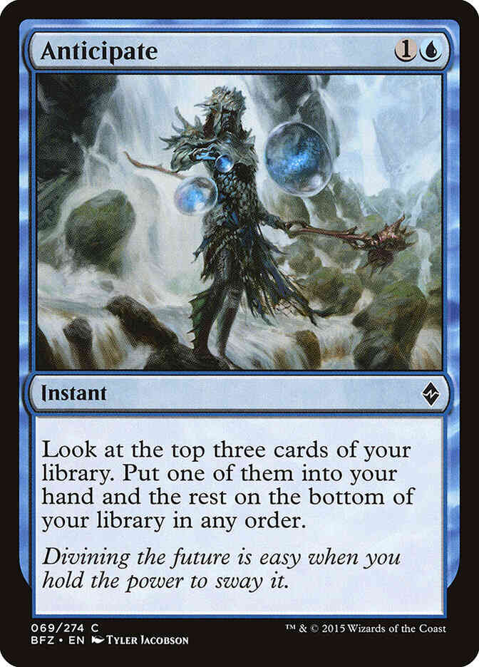 Anticipate [69] [Battle for Zendikar] [Non-Foil]
