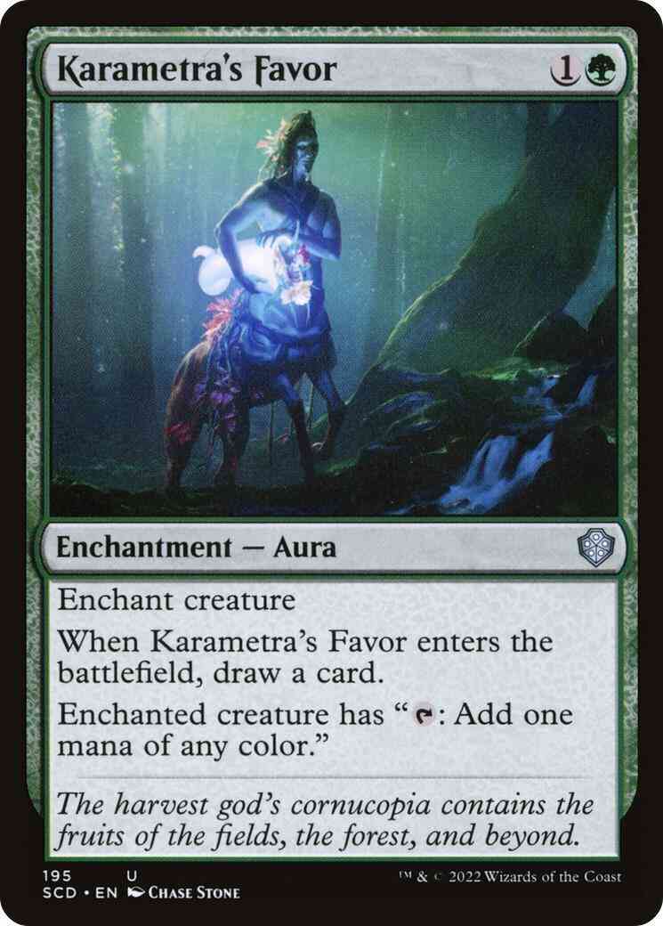 Karametra's Favor [195] [Starter Commander Decks] [Non-Foil]