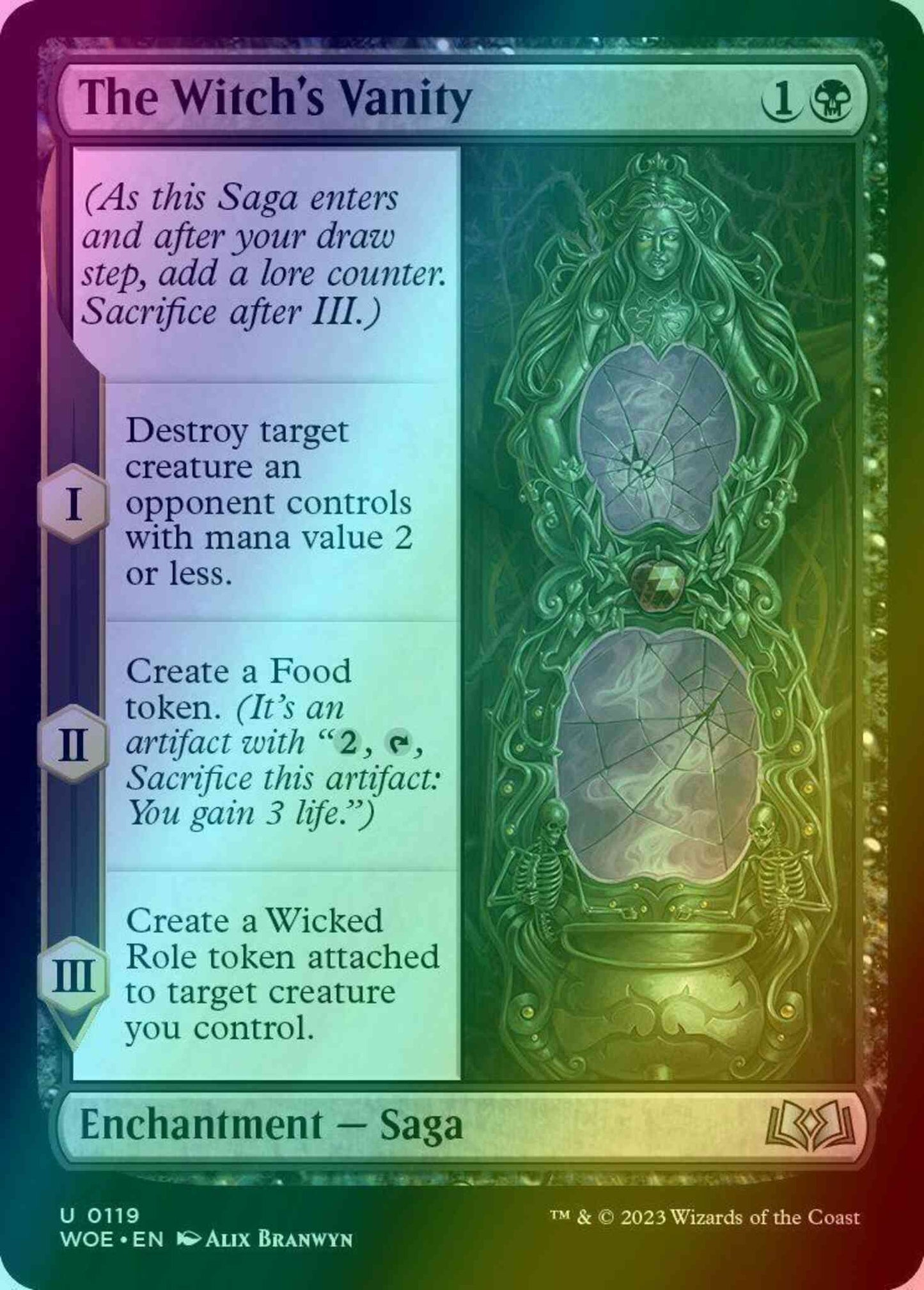 The Witch's Vanity [119] [Wilds of Eldraine] [Foil]