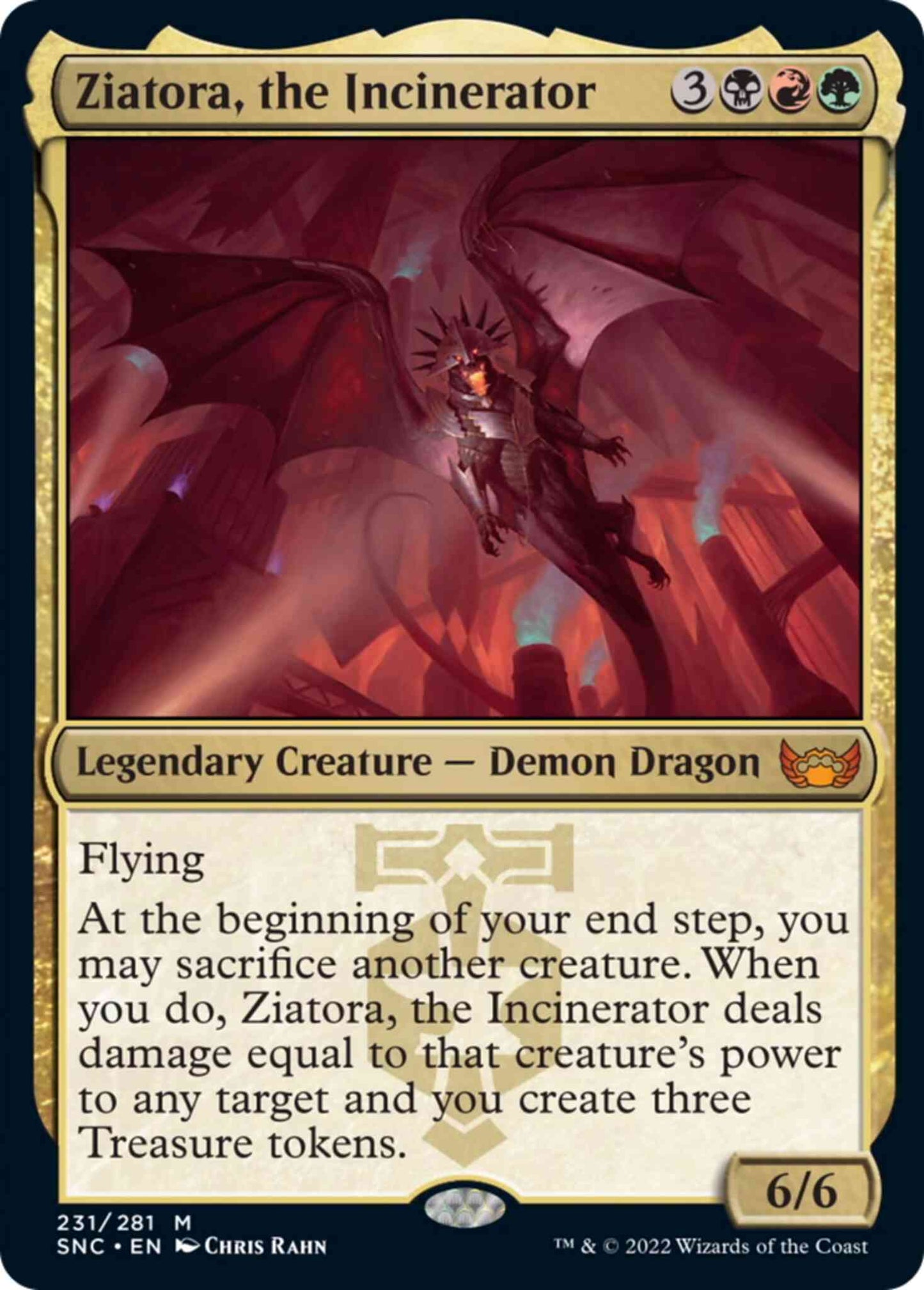 Ziatora, the Incinerator [231] [Streets of New Capenna] [Non-Foil]