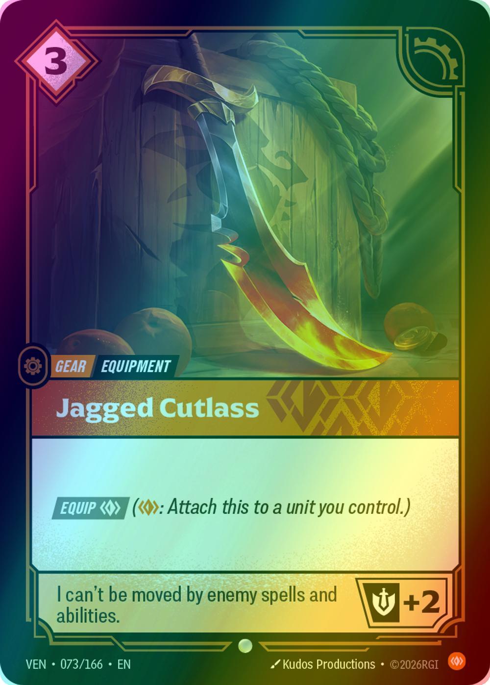 Jagged Cutlass - 073/166 [Vendetta] [Foil]
