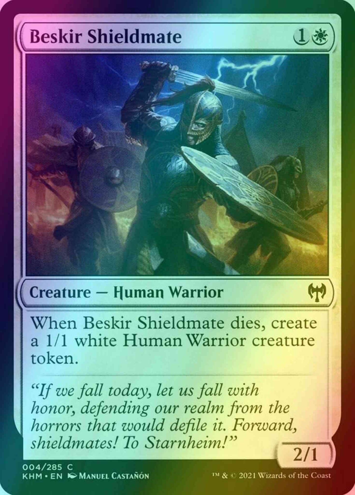 Beskir Shieldmate [4] [Kaldheim] [Foil]