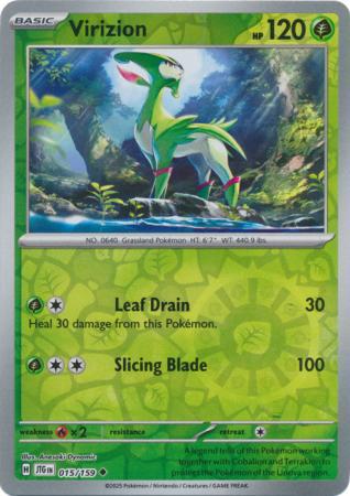 Virizion - 015/159 - Uncommon [sv09-015] [Reverse Holo]
