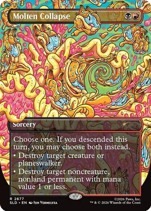 Molten Collapse [2677] [Borderless] [Garfield: Entertain You] [Secret Lair Drop] [Non-Foil]