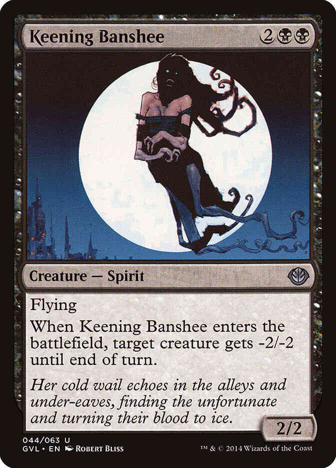 Keening Banshee [44] [Duel Decks Anthology: Garruk vs. Liliana] [Non-Foil]
