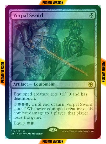 Vorpal Sword [124x] [Ampersand] [Adventures in the Forgotten Realms Promos] [Foil]