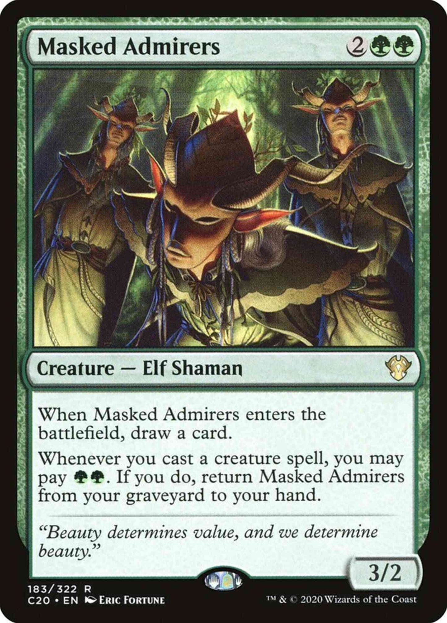 Masked Admirers [183] [Commander 2020] [Non-Foil]