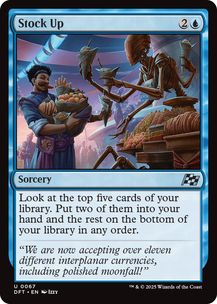 Stock Up [67] [Aetherdrift] [Foil]