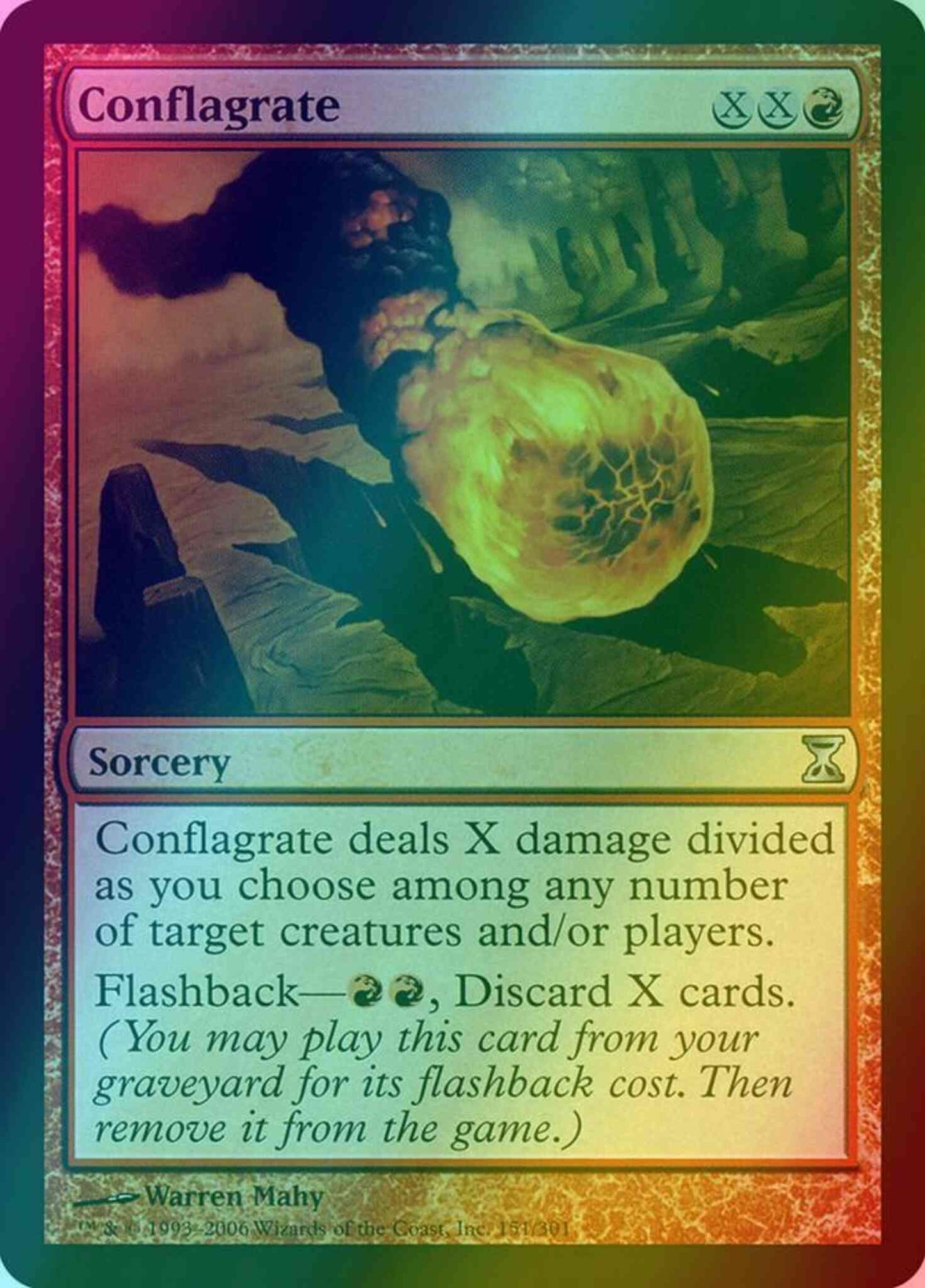 Conflagrate [151] [Time Spiral] [Foil]