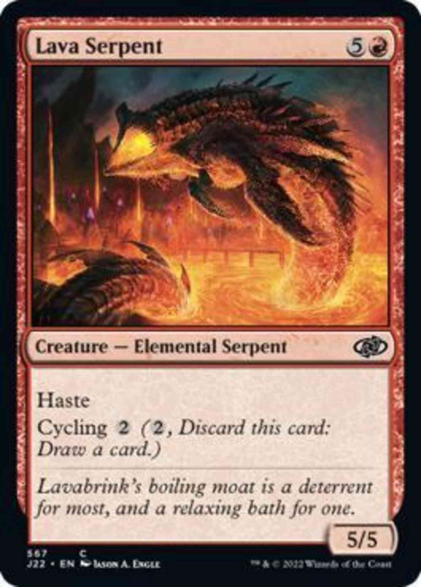 Lava Serpent [567] [Jumpstart 2022] [Non-Foil]