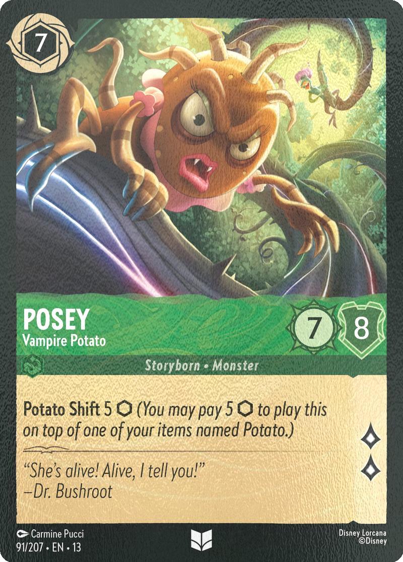 Posey - Vampire Potato - 91/204 [Attack of the Vine!] [Cold Foil]