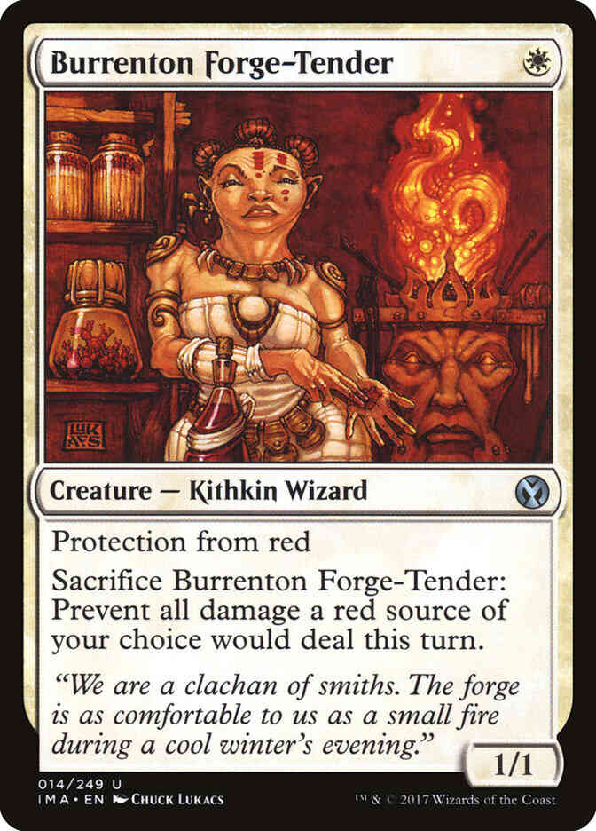 Burrenton Forge-Tender [14] [Iconic Masters] [Non-Foil]