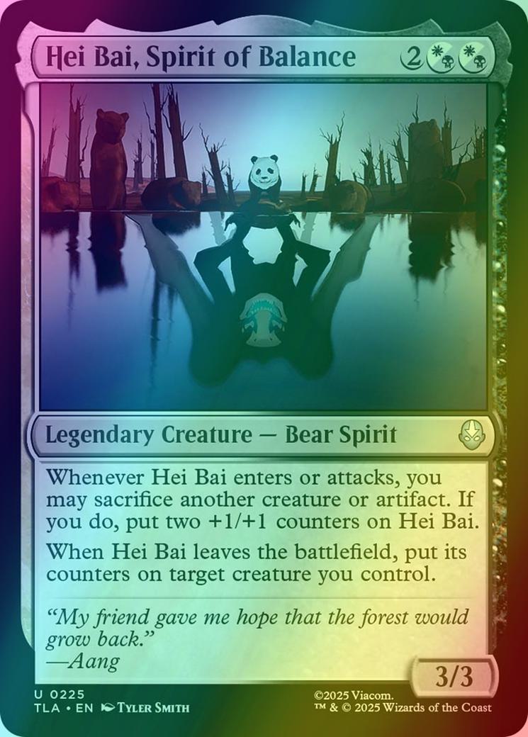 Hei Bai, Spirit of Balance [225] [Avatar: The Last Airbender] [Foil]