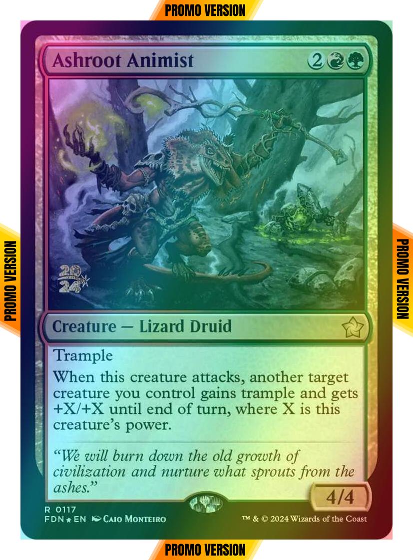 Ashroot Animist [117s] [Prerelease] [Foundations: Promos] [Foil]