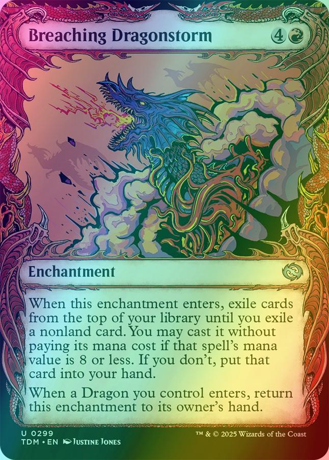 Breaching Dragonstorm [299] [Draconic Frame Showcase] [Tarkir: Dragonstorm] [Foil]