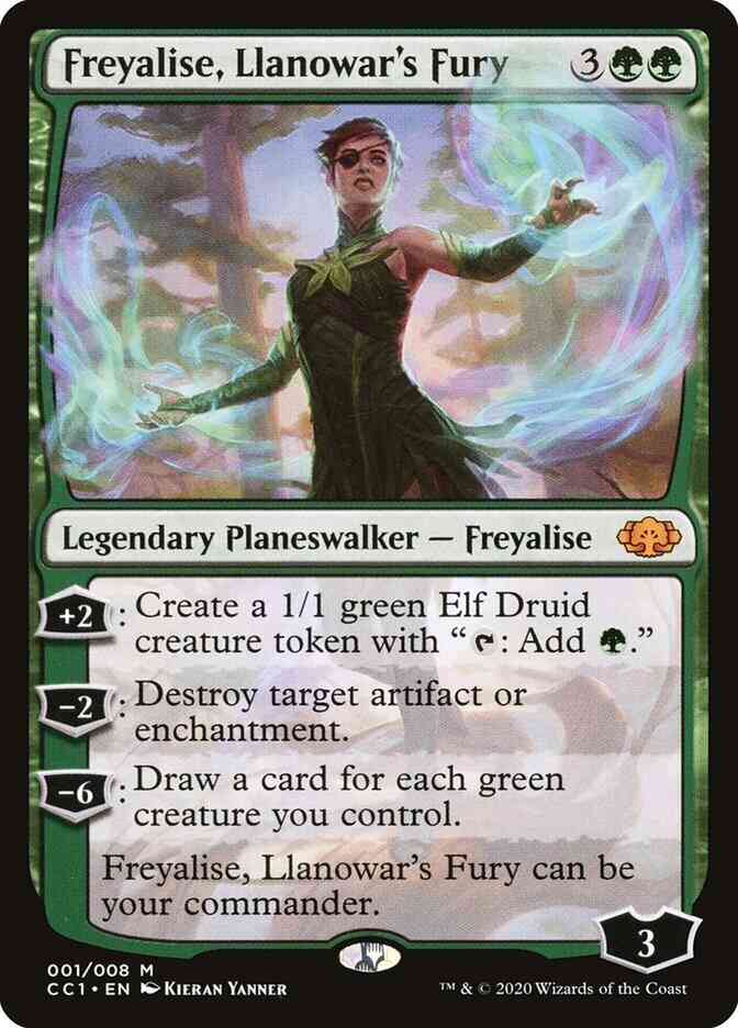 Freyalise, Llanowar's Fury [1] [Commander Collection: Green] [Non-Foil]