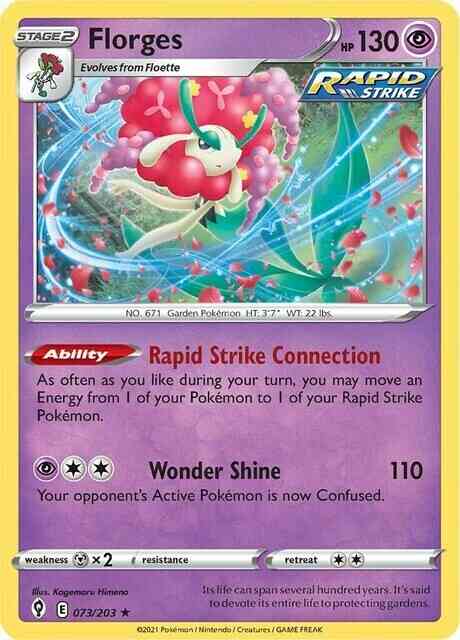 Florges - 073/203 - Rare Holo [swsh7-073] [Holo]
