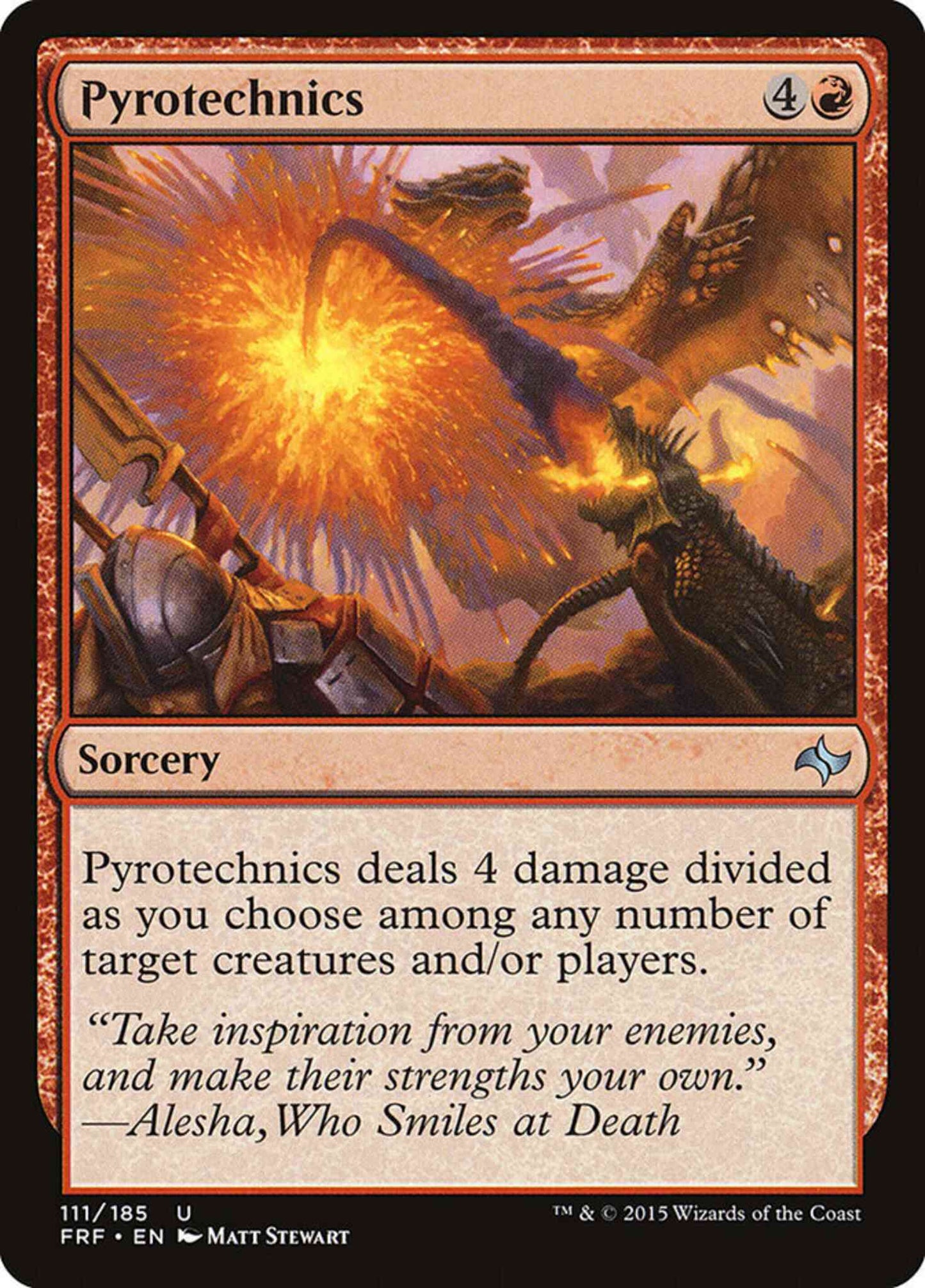 Pyrotechnics [111] [Fate Reforged] [Non-Foil]