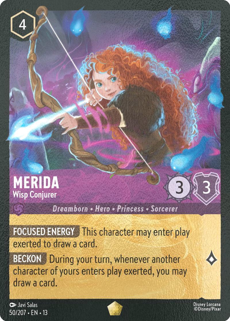 Merida - Wisp Conjurer - 50/204 [Attack of the Vine!] [Cold Foil]