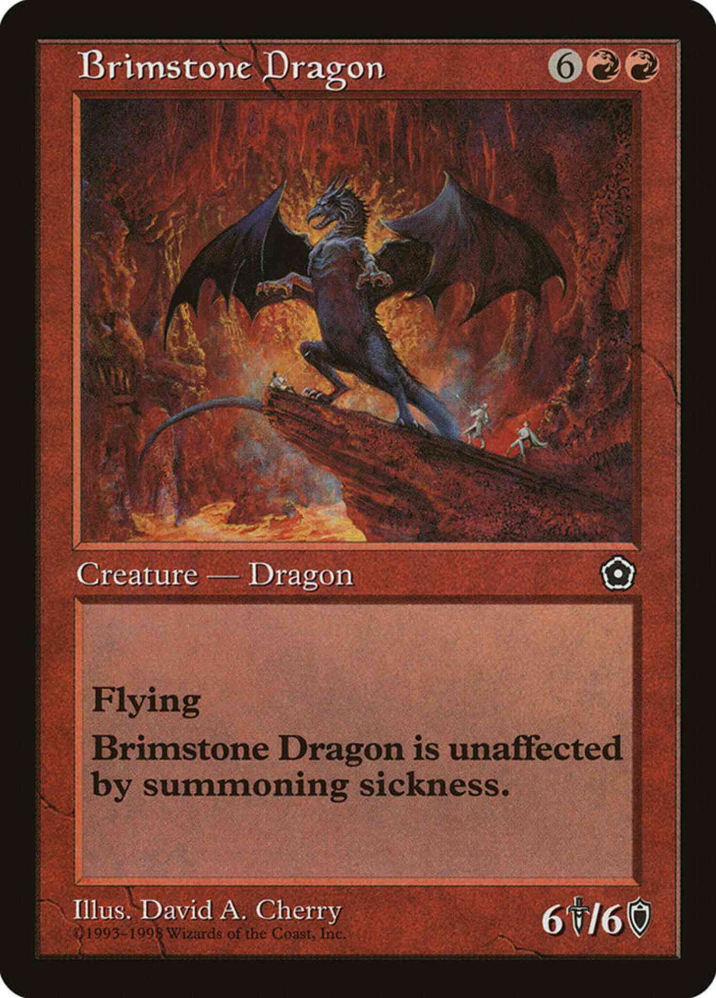 Brimstone Dragon [92] [Portal Second Age] [Non-Foil]