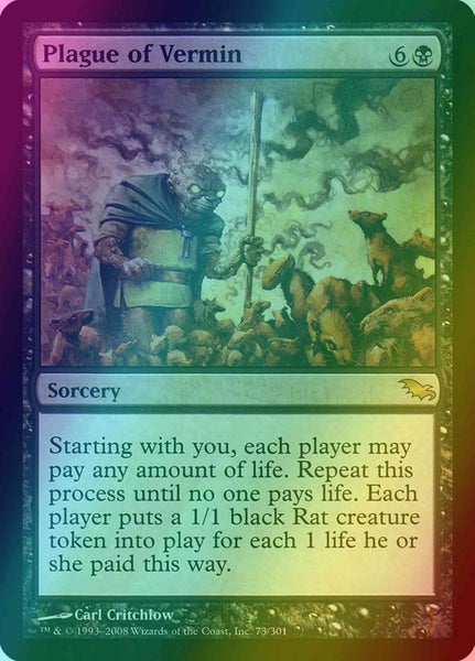 Plague of Vermin [73] [Shadowmoor] [Foil] – Face to Face Games
