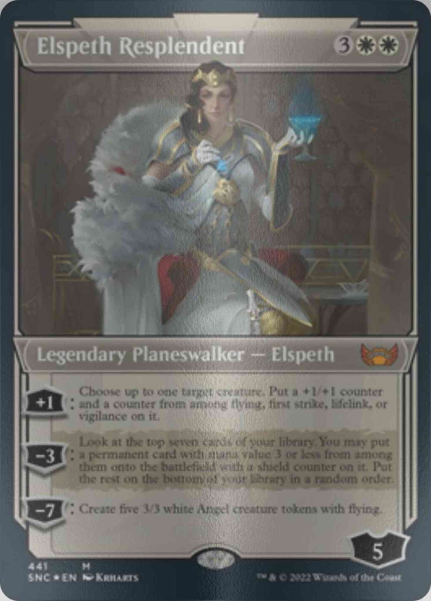 Elspeth Resplendent [441] [Art Deco Showcase] [Streets of New Capenna] [Etched Foil]