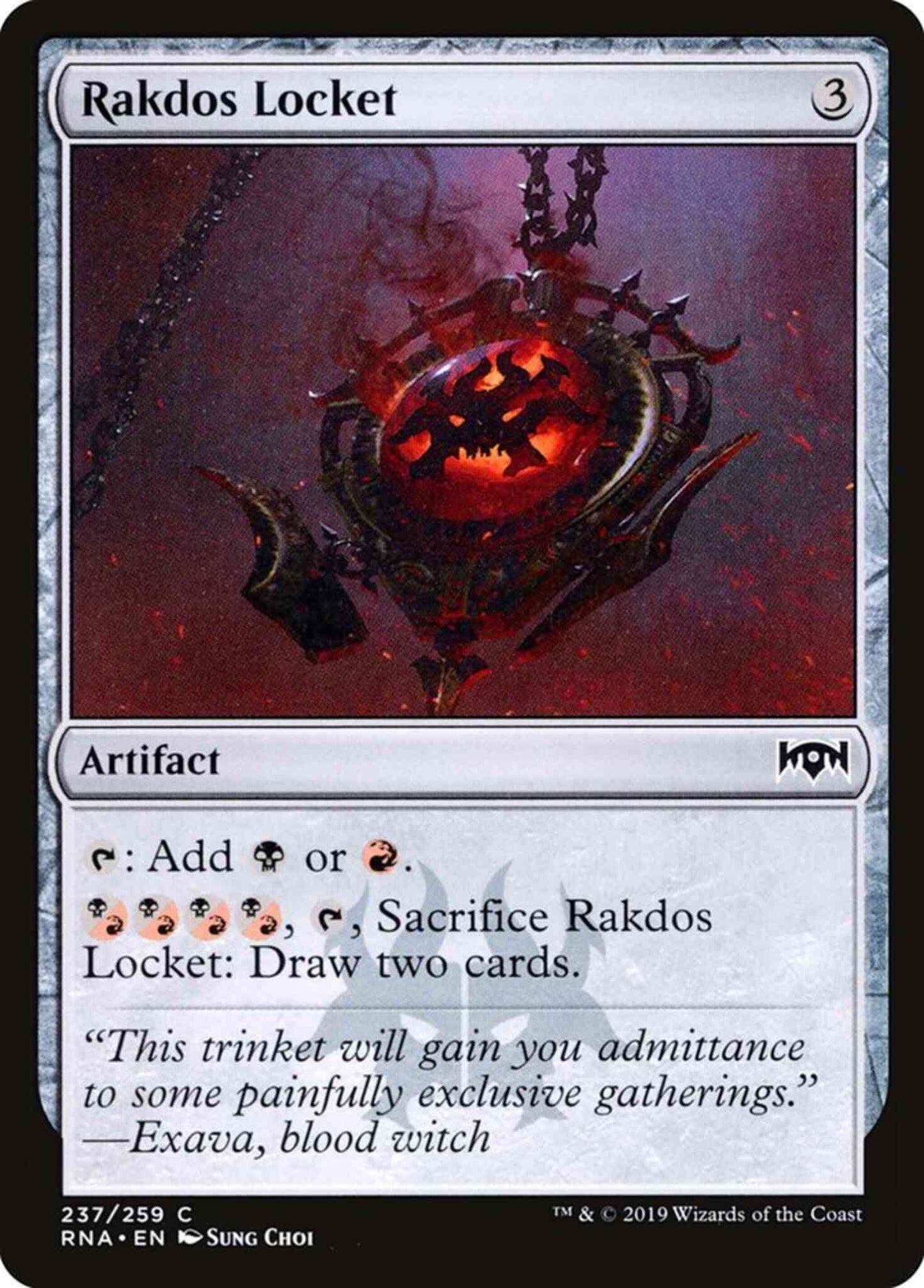 Rakdos Locket [237] [Ravnica Allegiance] [Non-Foil]