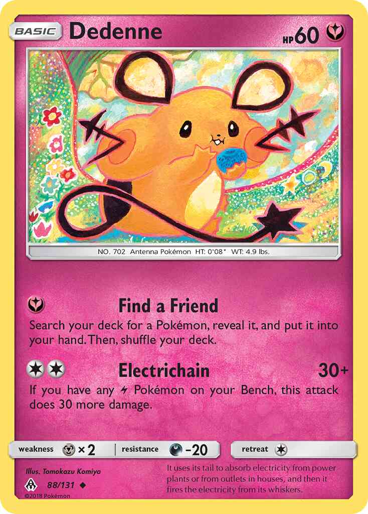 Dedenne - 88/131 - Uncommon [sm6-88] [Non-Holo]