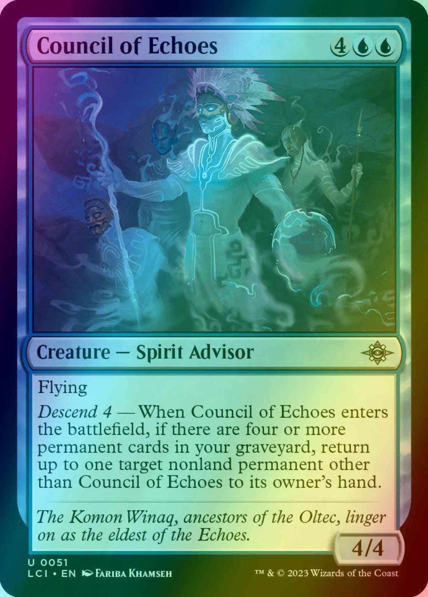 Council of Echoes [51] [The Lost Caverns of Ixalan] [Foil]